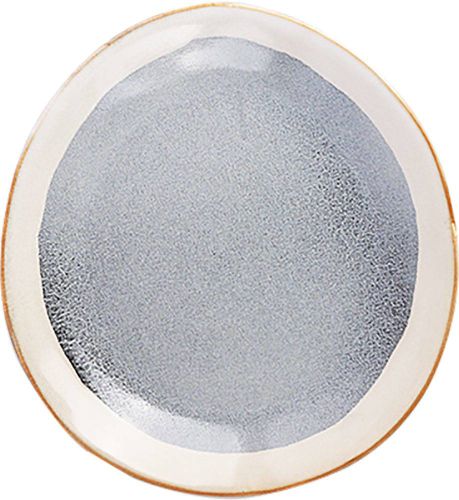 HKliving ceramic 70's side plate mist Grijs