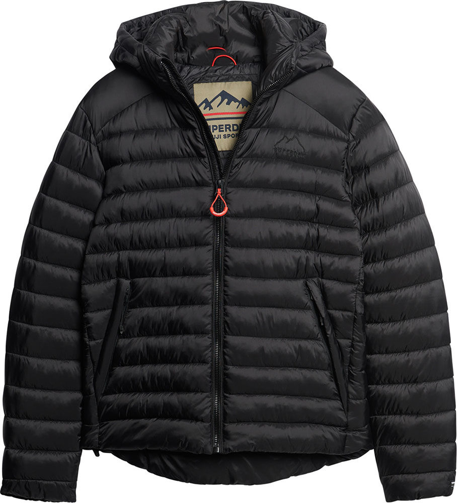 Superdry Gewatteerde Jas Fuji Sport Zwart  Superdry Gewatteerde Jas Fuji Sport Zwart