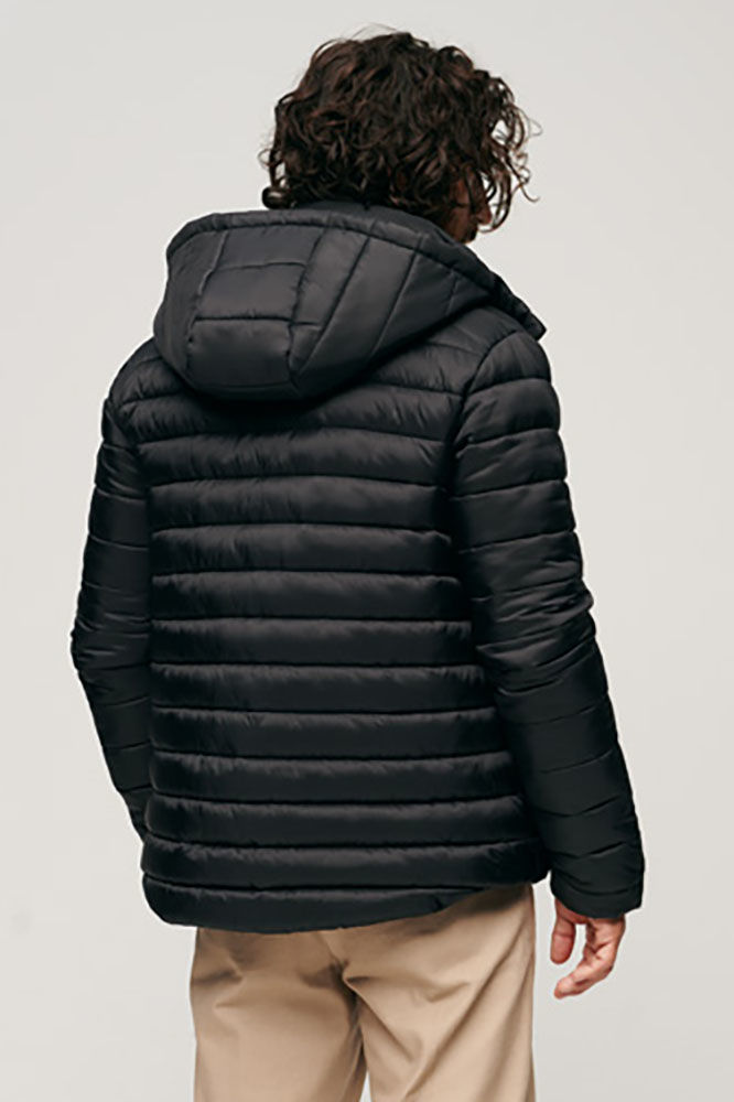 Superdry Gewatteerde Jas Fuji Sport Zwart  Superdry Gewatteerde Jas Fuji Sport Zwart
