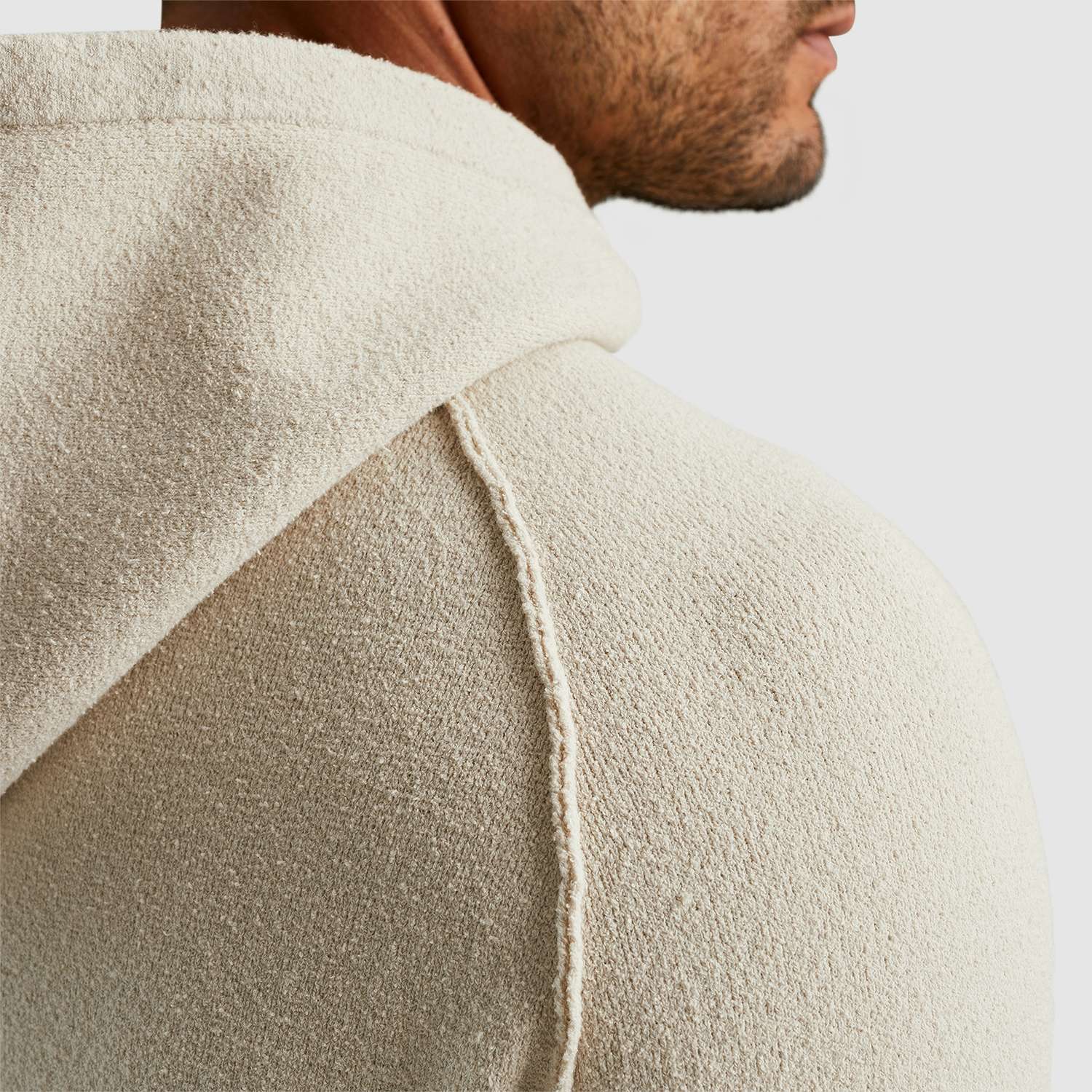Cast Iron Hoodie Gebroken Wit Cast Iron Hoodie Gebroken Wit