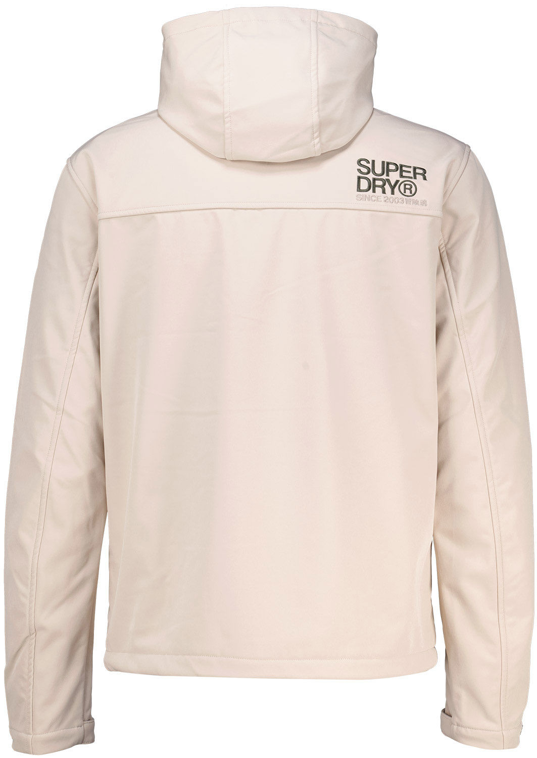 Superdry Softshell Trekkerjas met capuchon Wit Superdry Softshell Trekkerjas met capuchon Wit