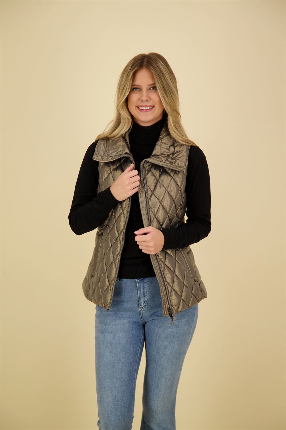 HV Society Bodywarmer Myrthe Taupe