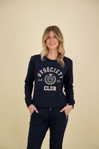 HV Society Sweater Unis Blauw