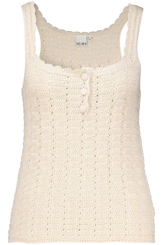 Ichi Top Dotties Beige