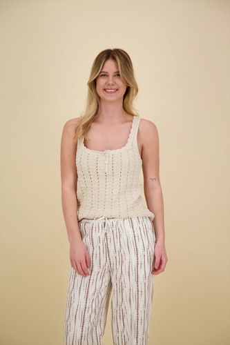 Ichi Top Dotties Beige