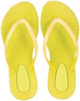 Flipflops With Glitter 	Lime
