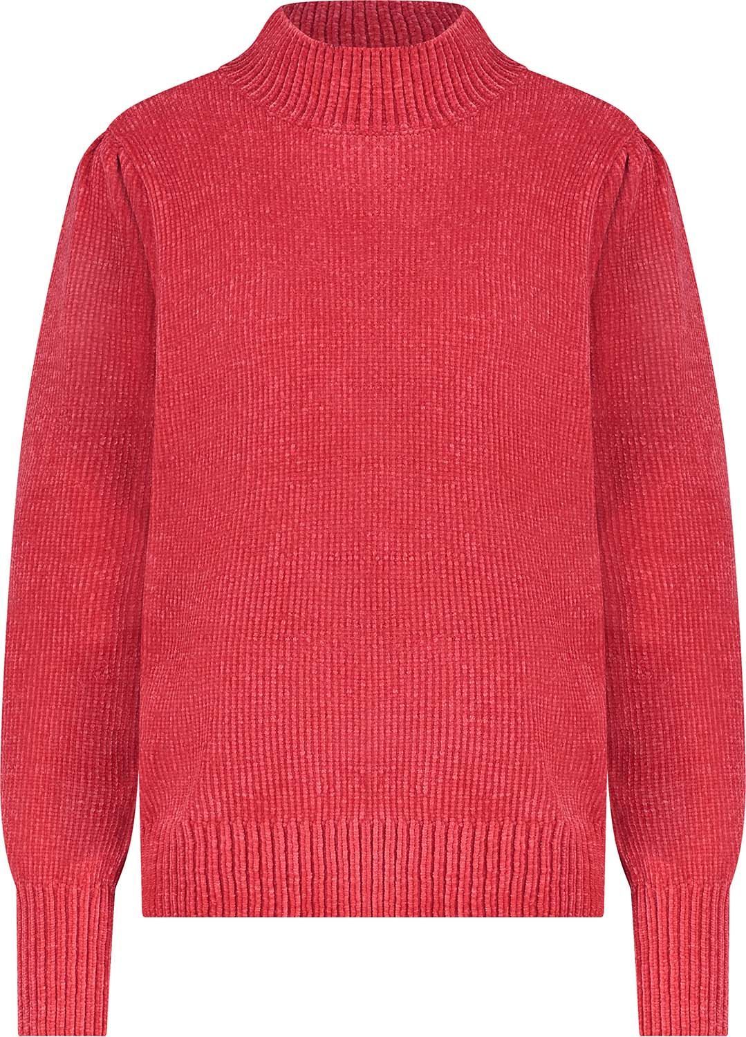 In Shape Pullover Indra Chenille Rood