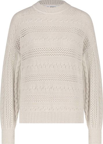 In Shape Pullover Iselle Chenille Wit