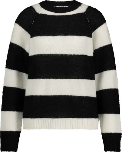 In Shape Pullover Marta Stripe Zwart