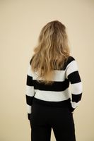 Pullover Marta Stripe Zwart