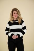 Pullover Marta Stripe Zwart