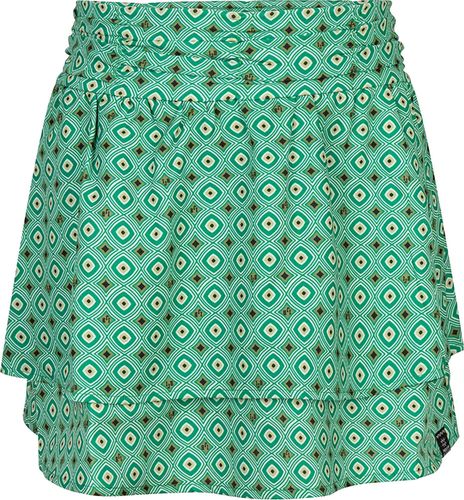 Indian Blue skirt geometric print Groen
