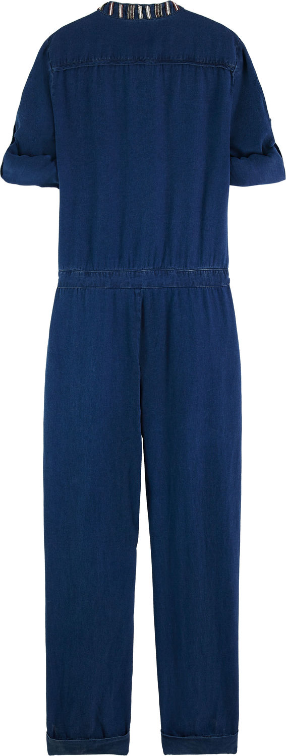 Scotch & Soda Jumpsuit Blauw  Scotch & Soda Jumpsuit Blauw