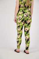 Pantalon flower Groen