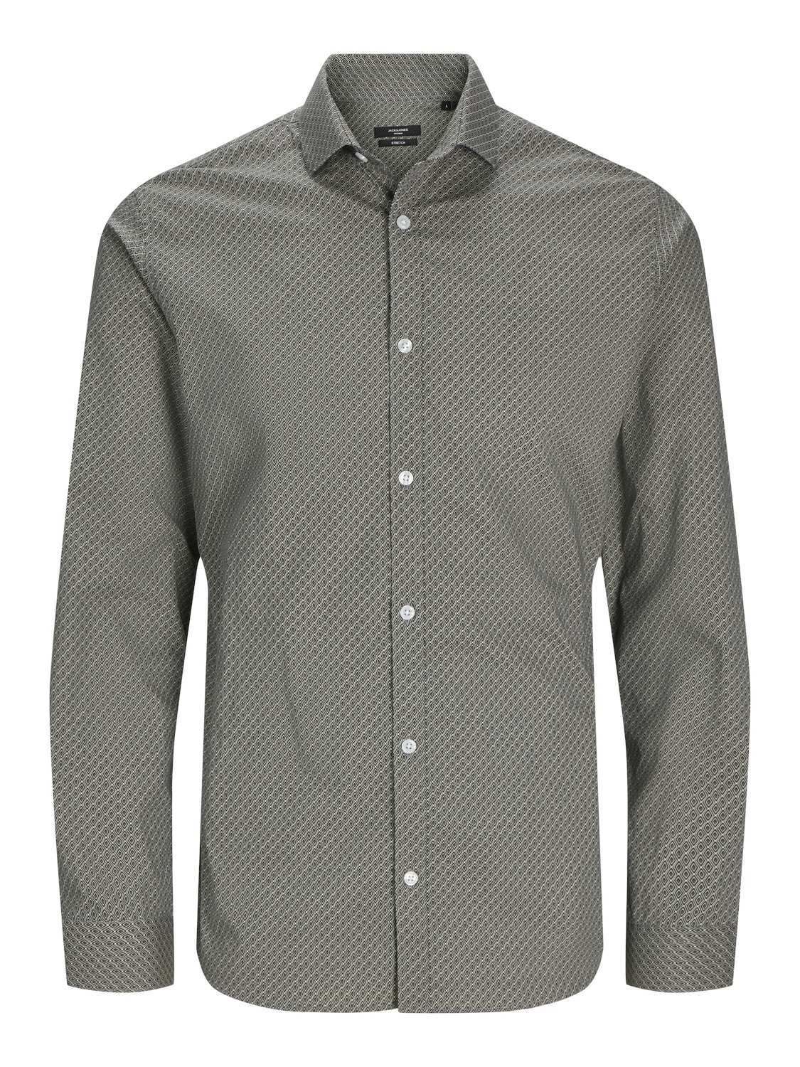 Jack & Jones JPRBLABLACKPOOL STRETCH LS SHIRT SN Beige