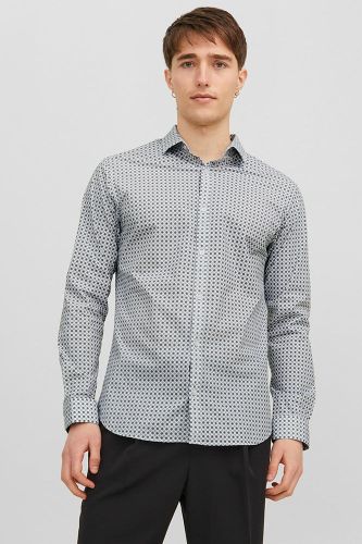 Jack & Jones jprblablackpool stretch shirt Wit