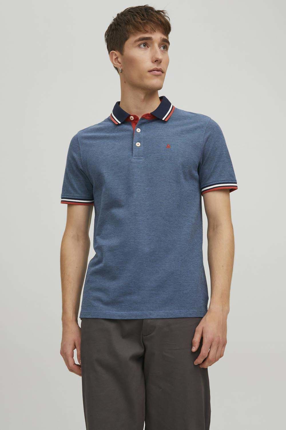 Jack & Jones Poloshirt Paulo Blauw