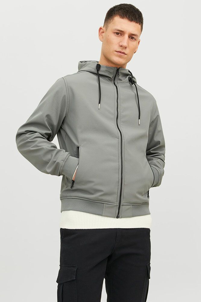 Jack & Jones Softshelljas Grijs