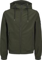 jjebasic softshell hood noos Groen