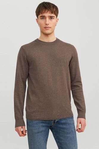 Jack & Jones jjealbert knit crew neck Bruin