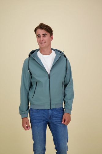 Jack & Jones Softshell Basic Hood Blauw