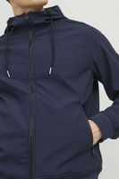 Softshell Basic Hood Blauw