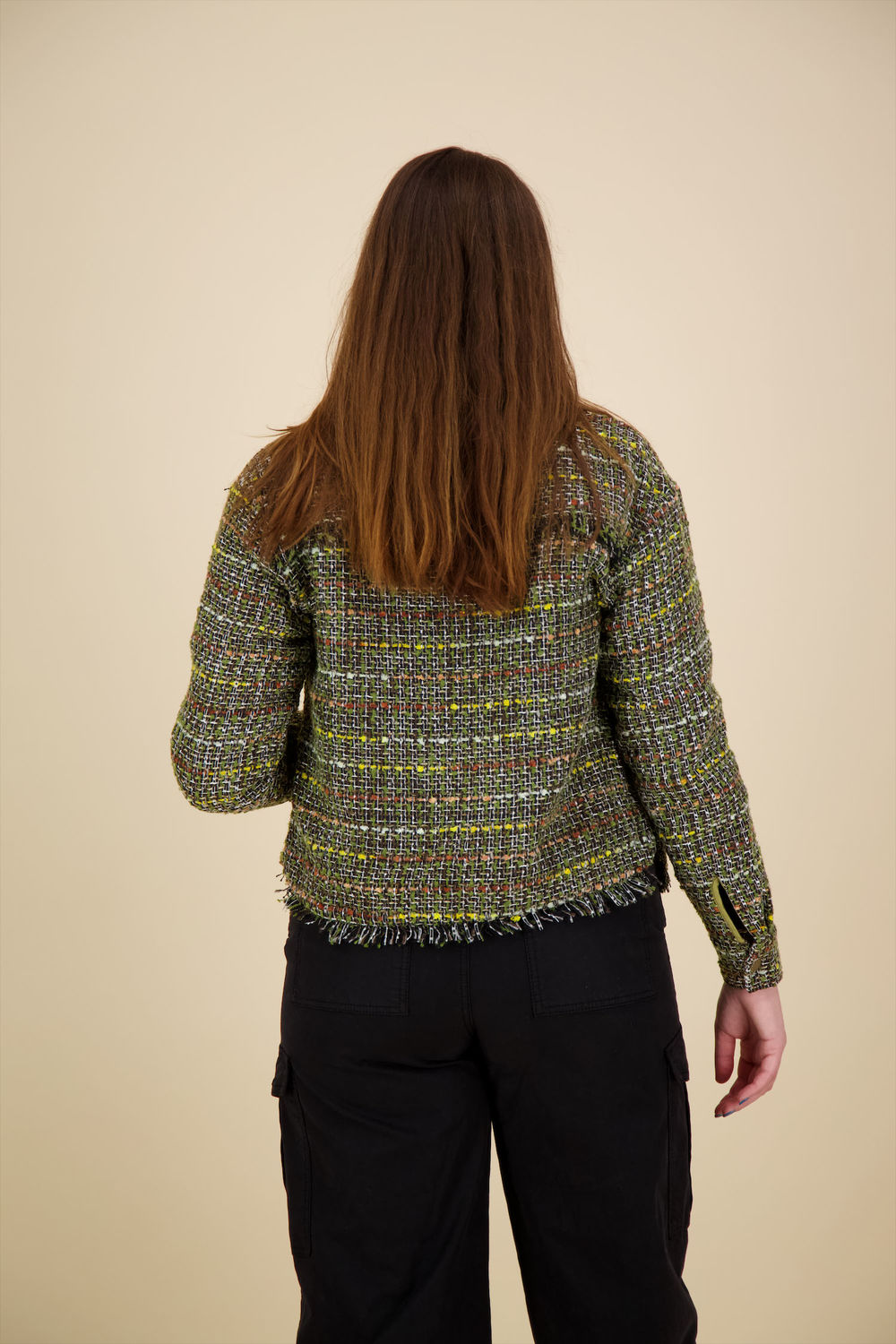 Geisha Jas Tweed Groen Geisha Jas Tweed Groen