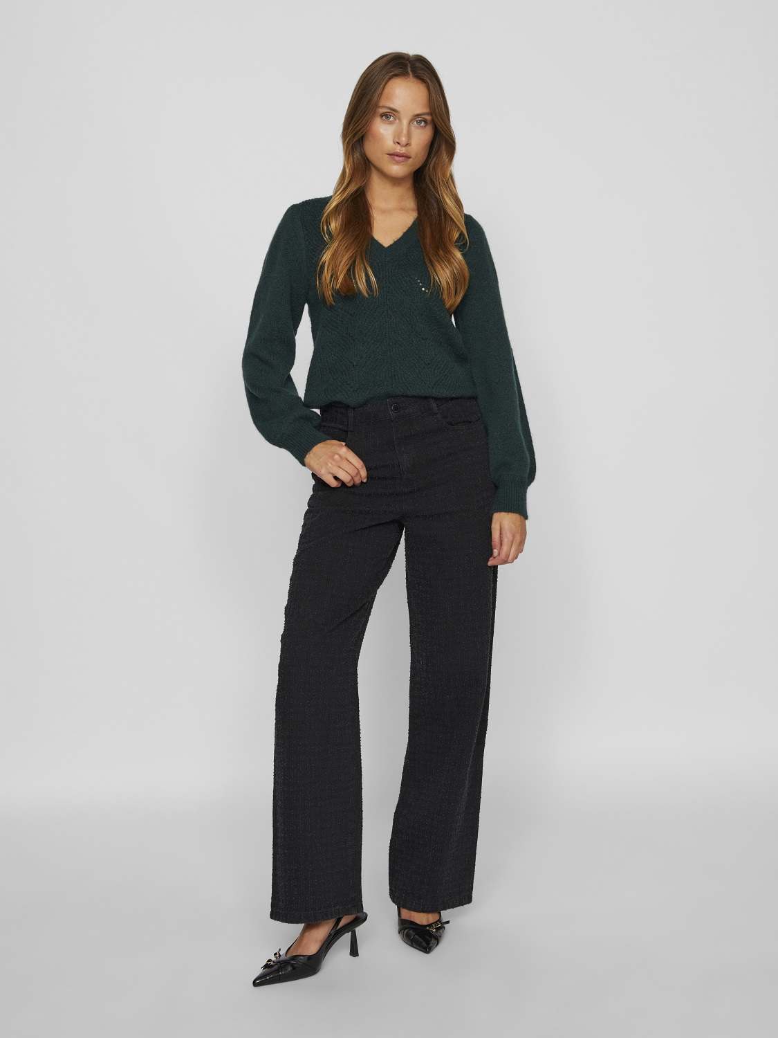 Vila Jeans Any Zwart Vila Jeans Any Zwart