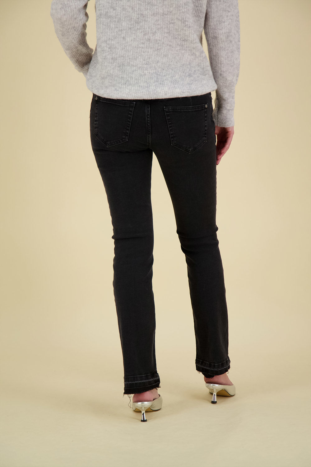 Mos Mosh Jeans Ashley Perla Zwart Mos Mosh Jeans Ashley Perla Zwart
