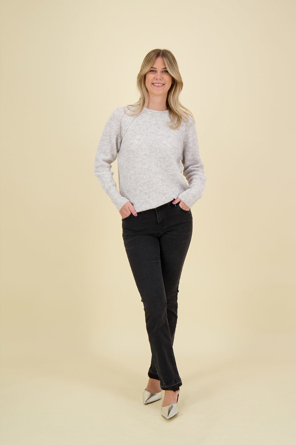 Mos Mosh Jeans Ashley Perla Zwart Mos Mosh Jeans Ashley Perla Zwart