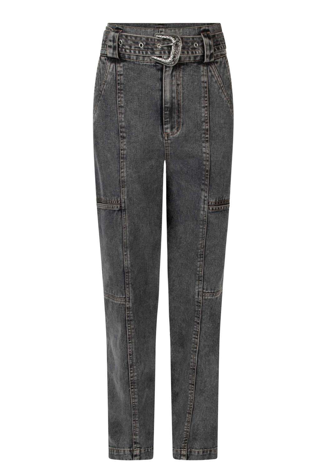 Aaiko Jeans Bibi Grijs Aaiko Jeans Bibi Grijs