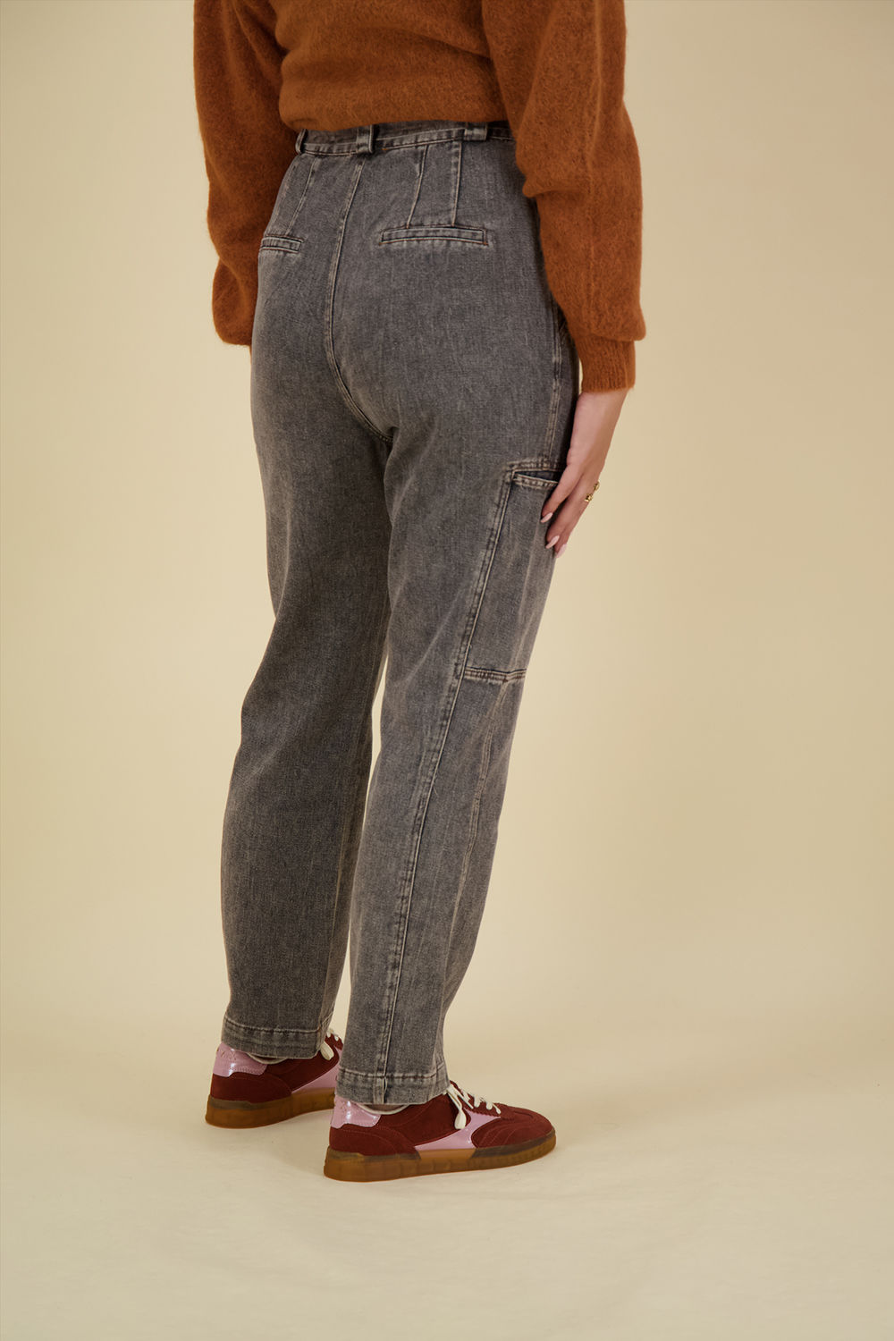Aaiko Jeans Bibi Grijs Aaiko Jeans Bibi Grijs