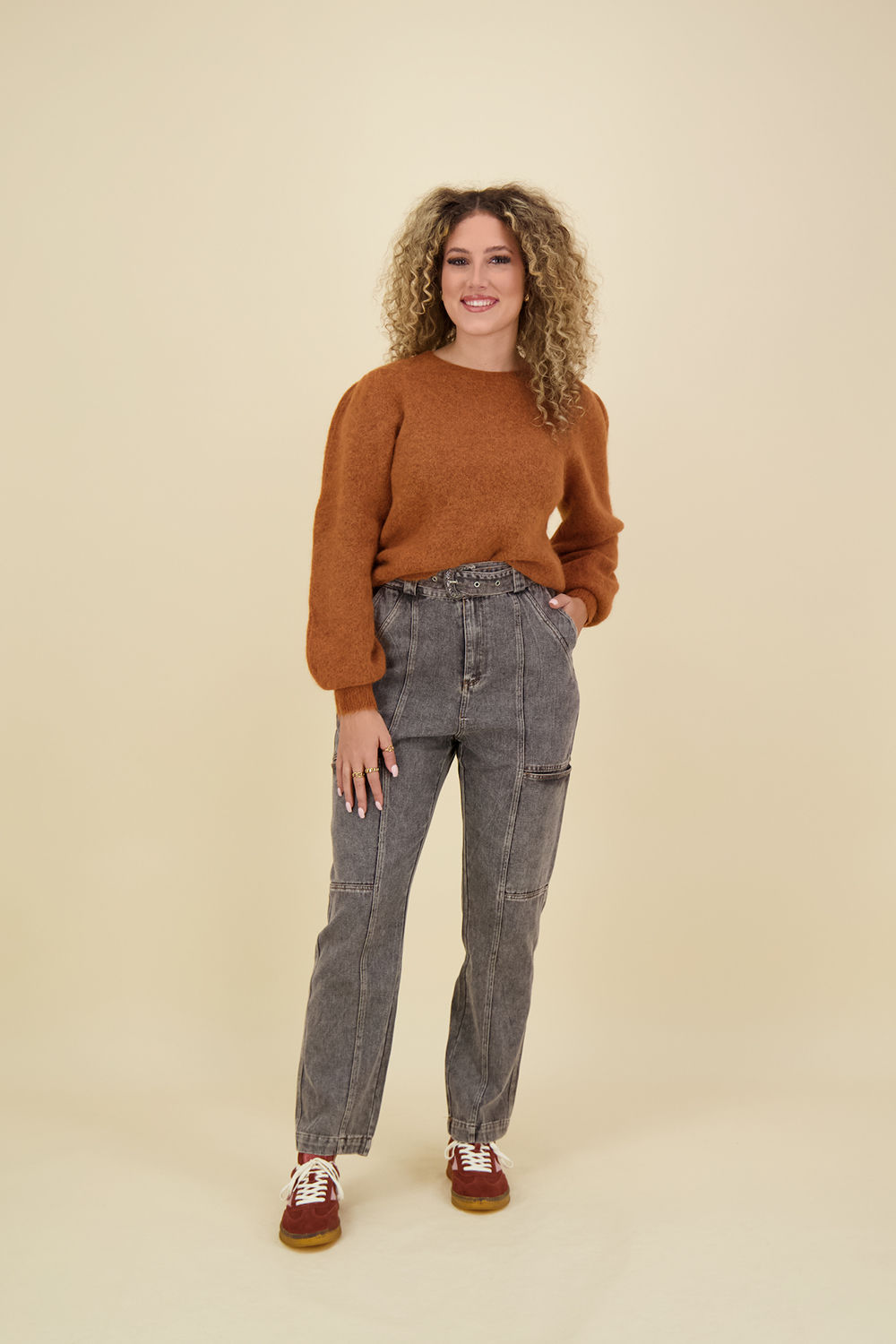 Aaiko Jeans Bibi Grijs Aaiko Jeans Bibi Grijs