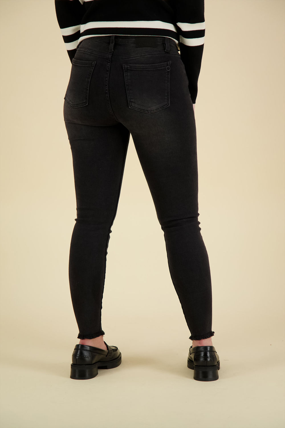 Florez Jeans Bobbi Slim Fit Zwart Florez Jeans Bobbi Slim Fit Zwart