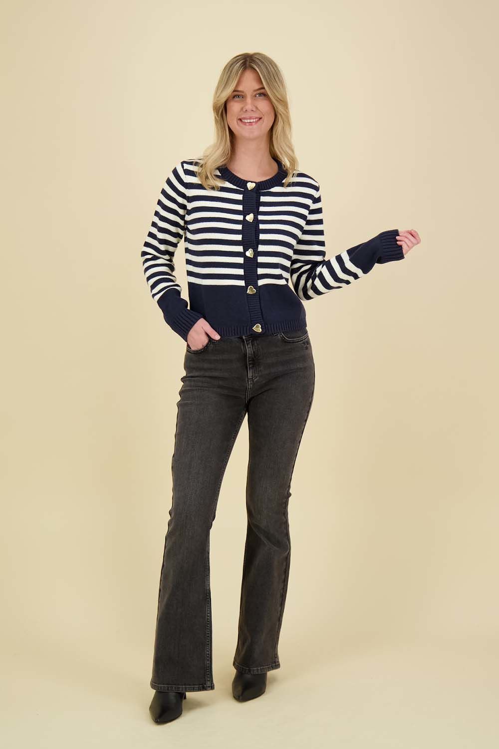 Fabienne Chapot Jeans Eva Flare Grijs Fabienne Chapot Jeans Eva Flare Grijs
