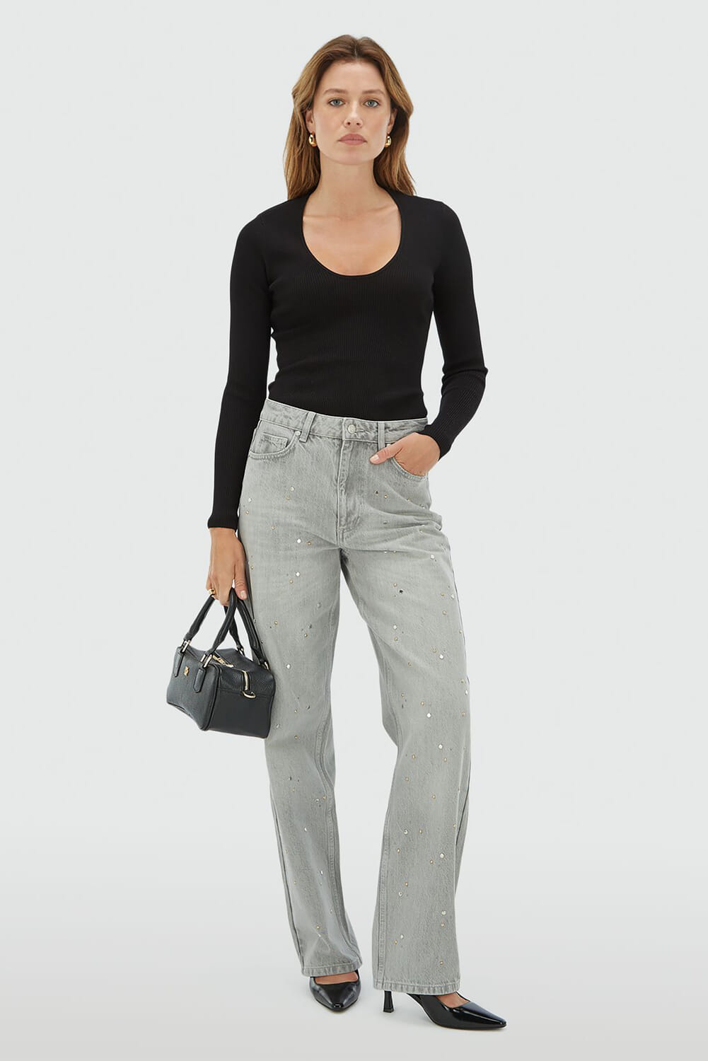 Josh V Jeansbroek Phebe Antraciet  Josh V Jeansbroek Phebe Antraciet