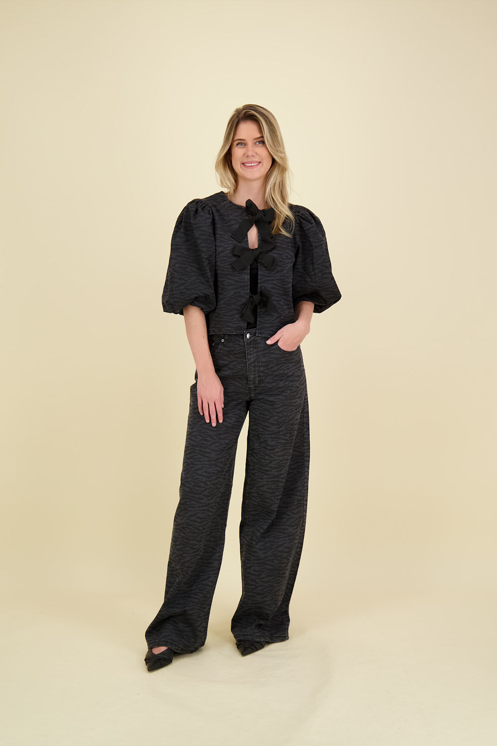 Co'couture Jeans Zebra cc Zwart Co'couture Jeans Zebra cc Zwart