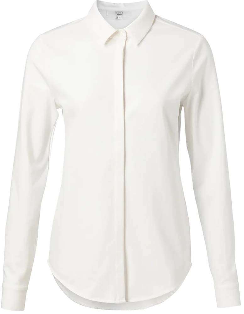 Yaya Overhemd Wit  Yaya Overhemd Wit