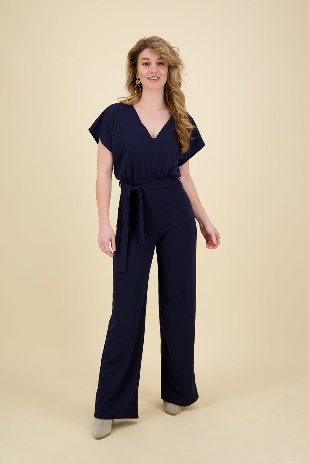 Sisters Point Jumpsuit Blauw Sisters Point Jumpsuit Blauw