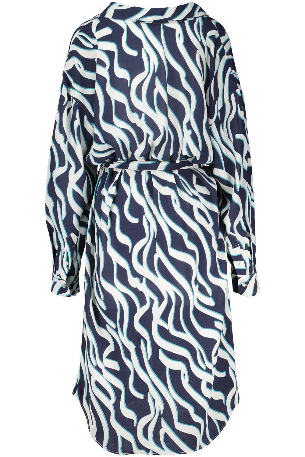 Vive La Femme Jurk AOP Blauw Vive La Femme Jurk AOP Blauw