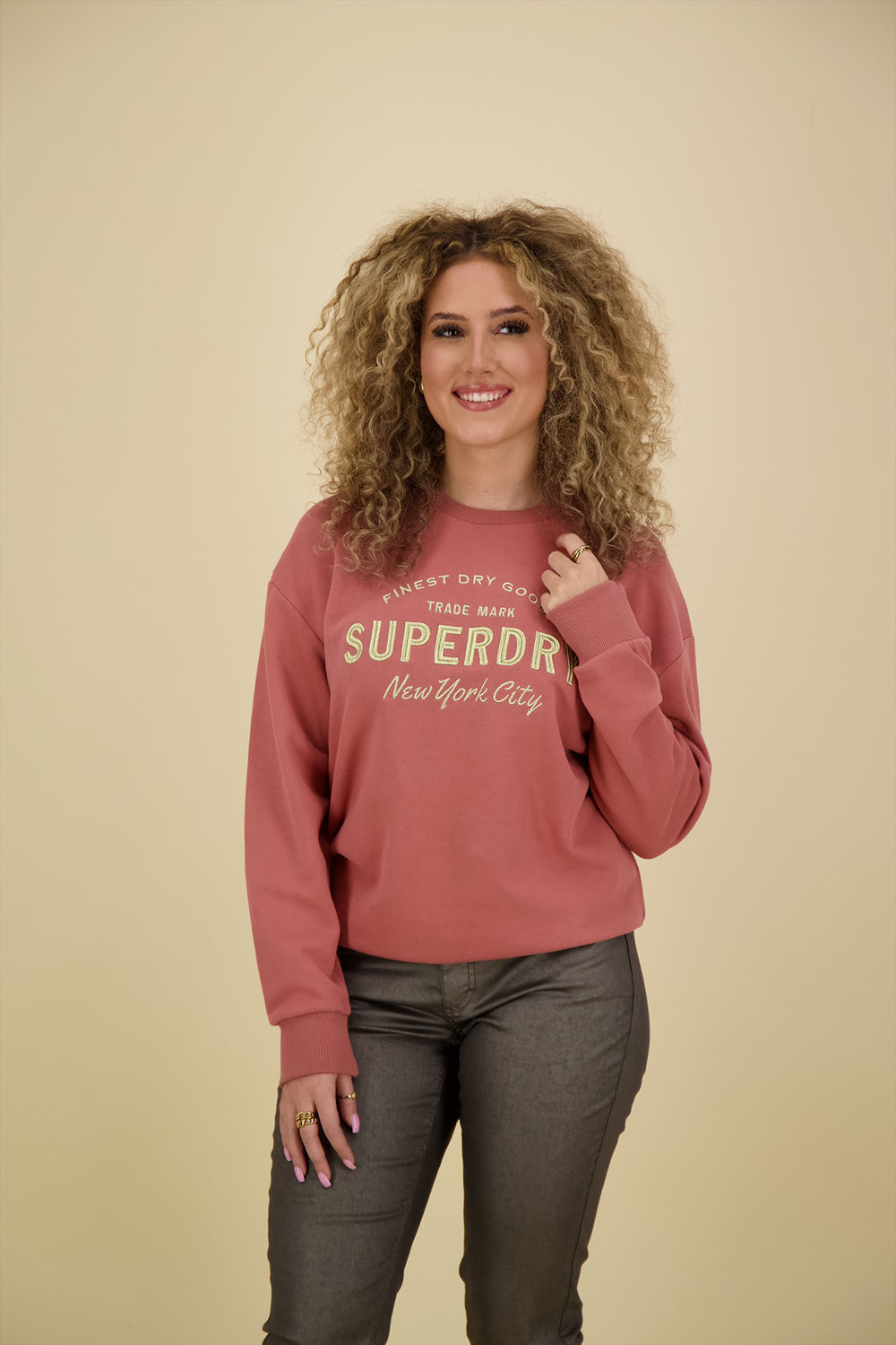 Superdry Trui Roze Superdry Trui Roze