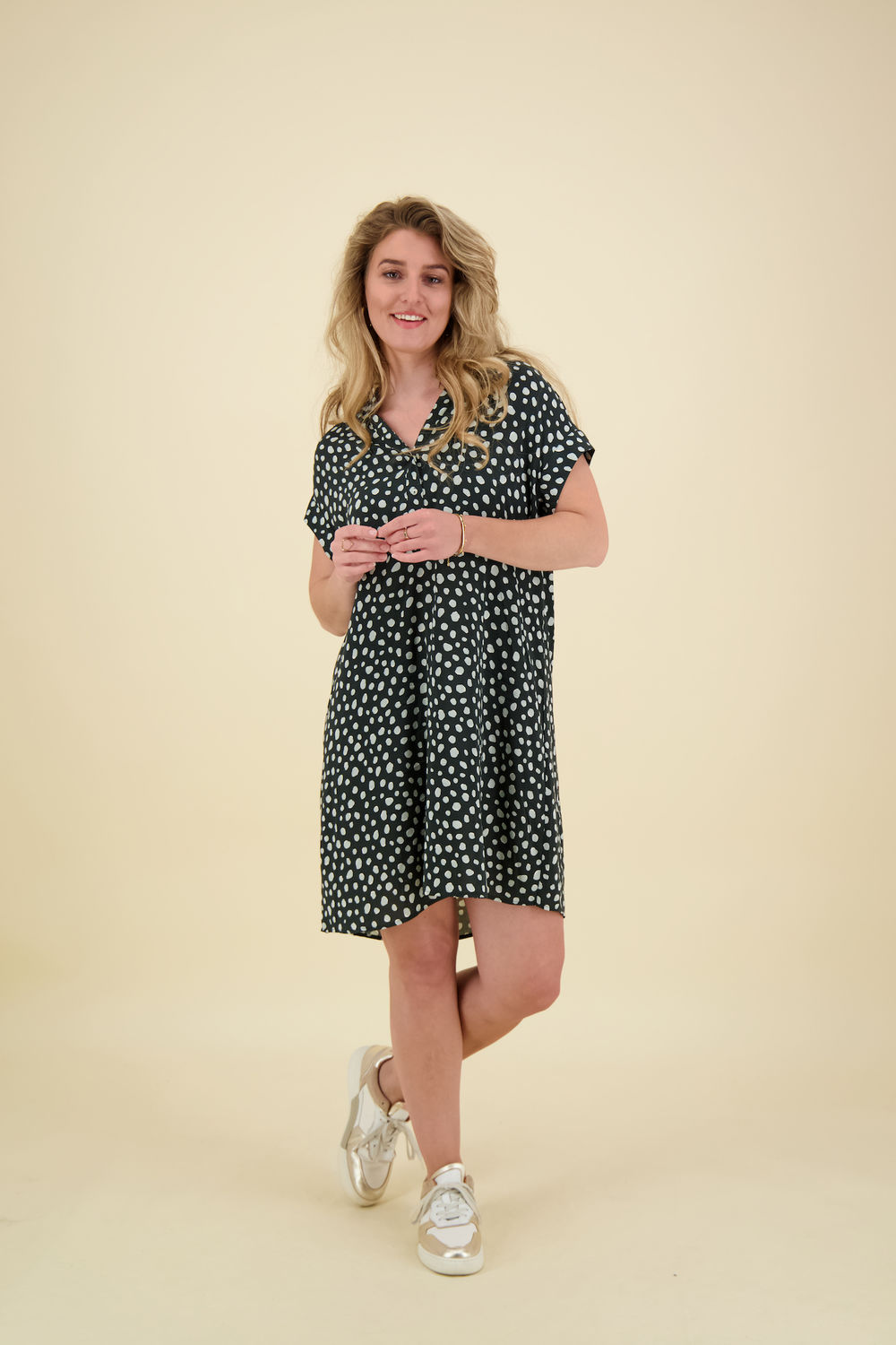 Opus Jurk Wularo Groen Opus Jurk Wularo Groen