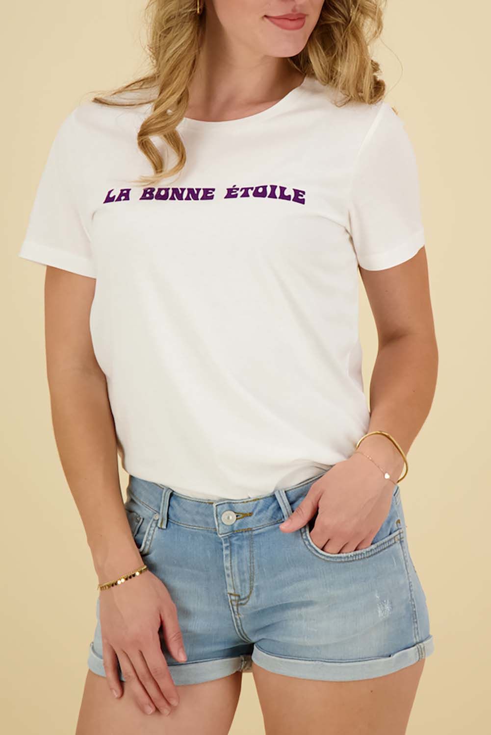 Ichi T-Shirt Kamile Wit Ichi T-Shirt Kamile Wit