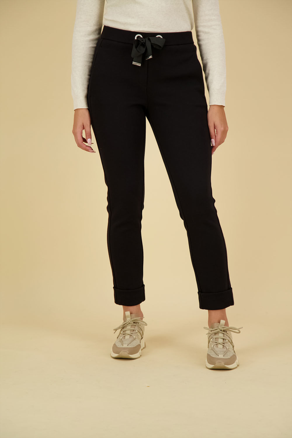 Beaumont Broek Kate Scuba Zwart  Beaumont Broek Kate Scuba Zwart