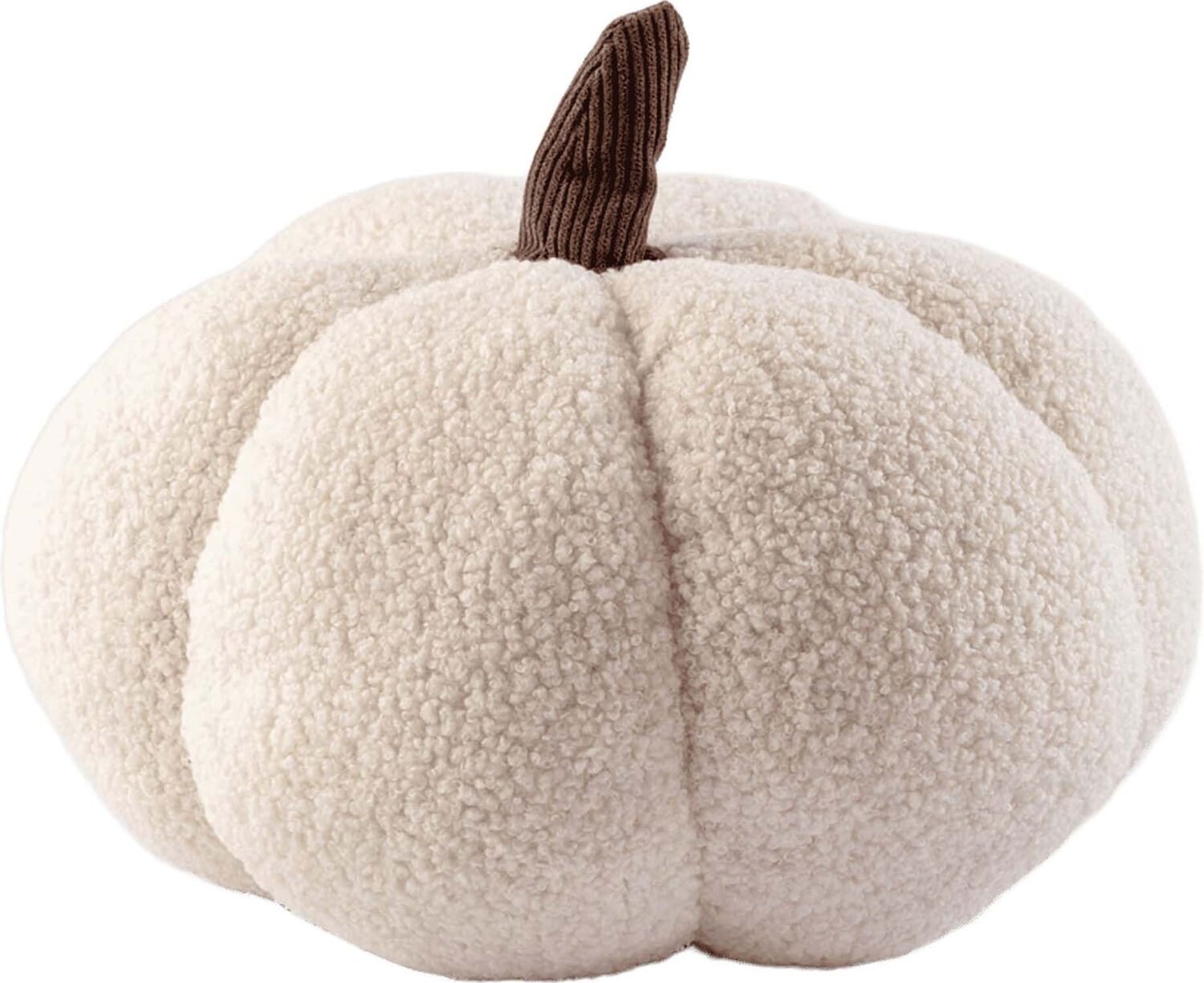 Sierkussen Pumpkin Ø30 cm Snow White Wit  Sierkussen Pumpkin Ø30 cm Snow White Wit
