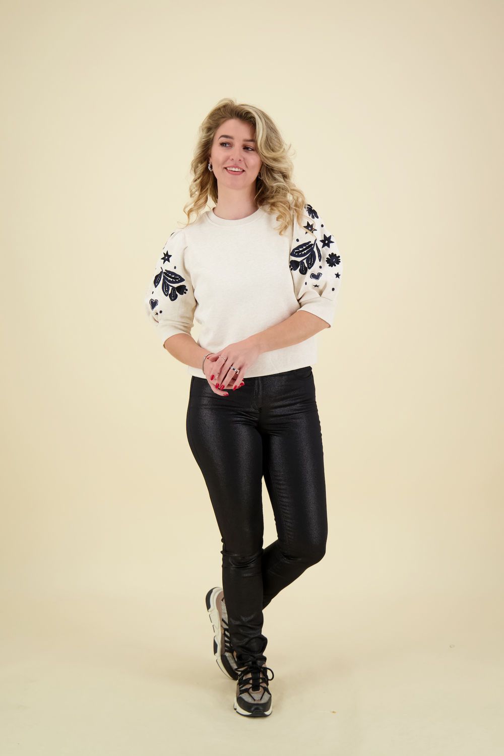 Label Dot Broek Ramo Zwart