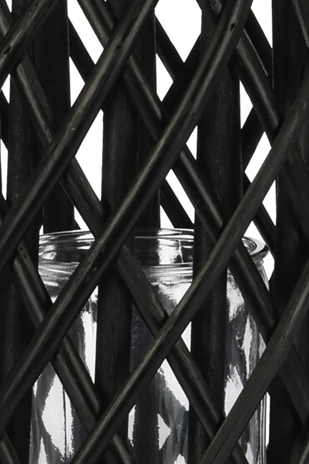 Bomont Collection Lantaarn Riet zwart  Bomont Collection Lantaarn Riet zwart