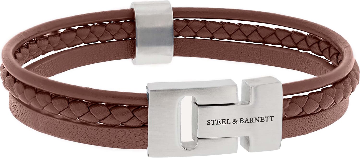Steel & Barnett Armband Bruin Steel & Barnett Armband Bruin