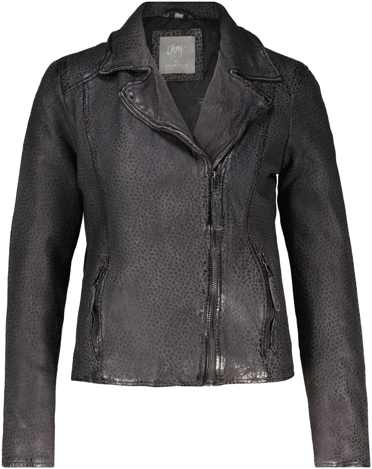 Gipsy Leren Jas Animala Donkergrijs Gipsy Leren Jas Animala Donkergrijs