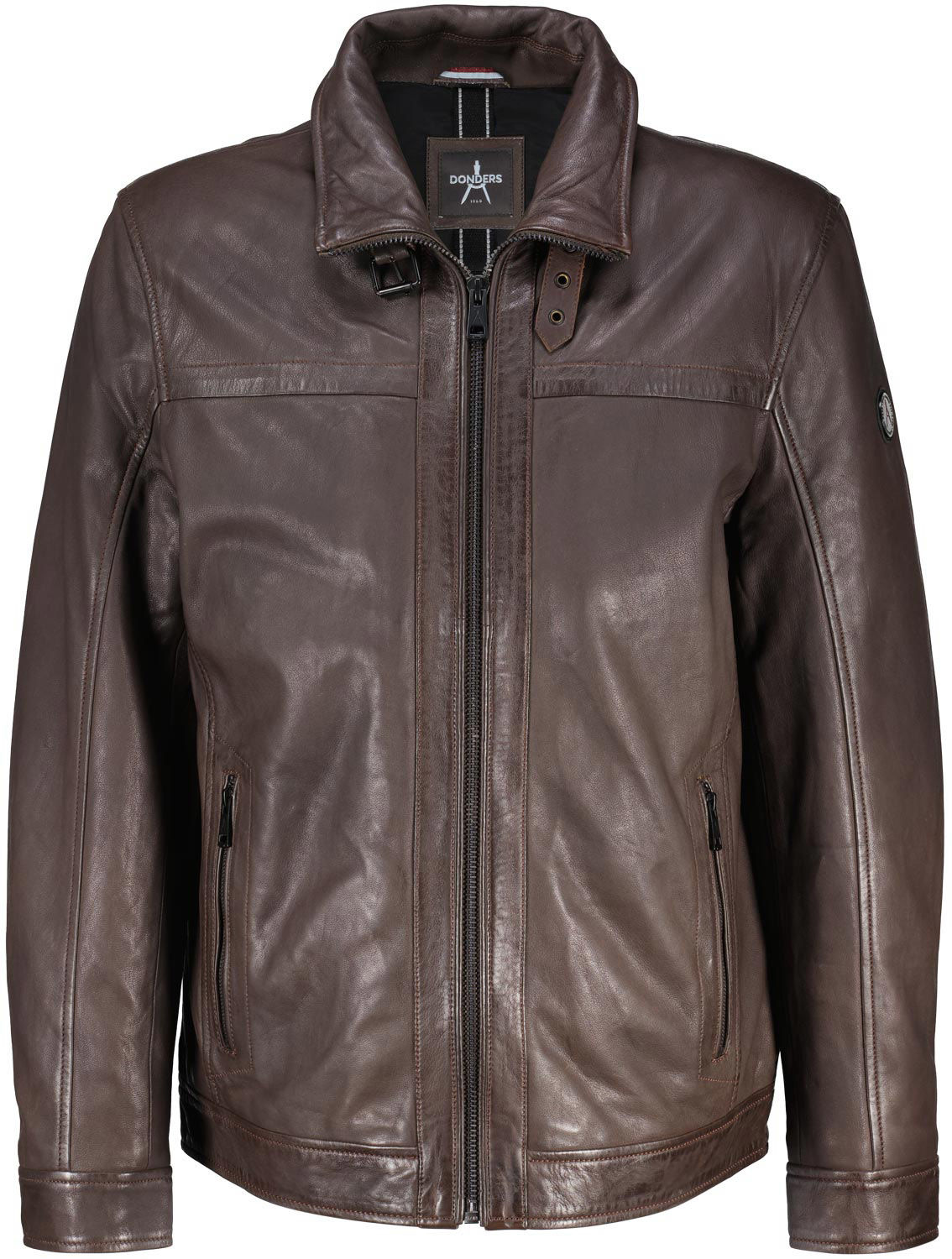 Donders 1860 Leren Jas Bruin Donders 1860 Leren Jas Bruin